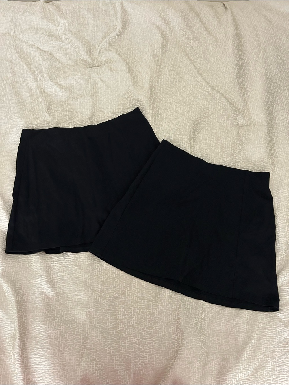American Eagle Outfitters Black Mini Skort Duo
